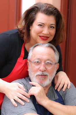 Muriel Stadelmann mit ihrem Vater Pierre.