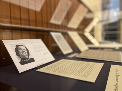 Vitrine zu Susanne Faschon