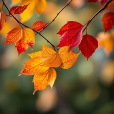 Das Bild zeigt Herbstlaub.
