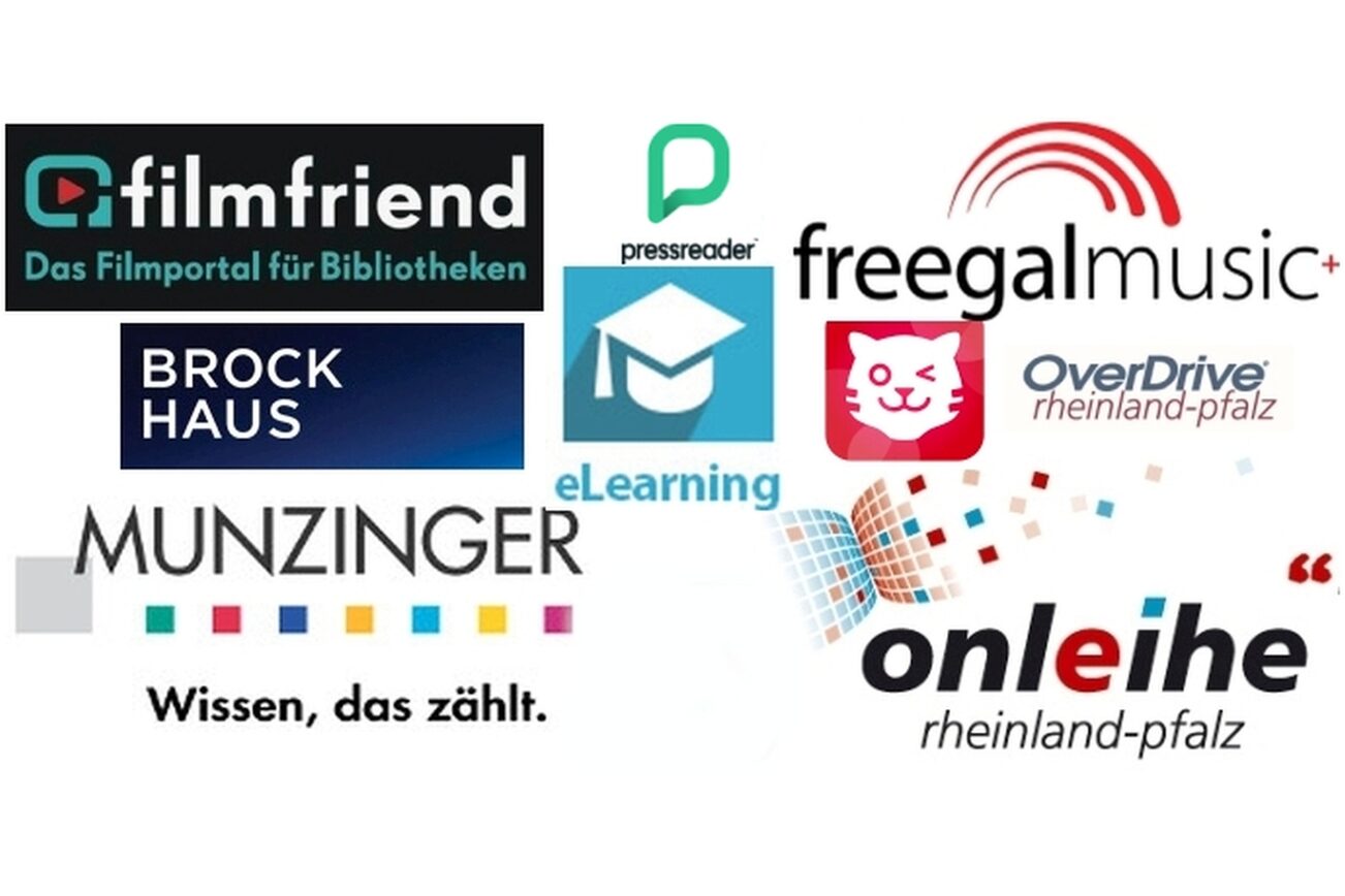 Das Bild zeigt die Logos unserer digitalen Angebote