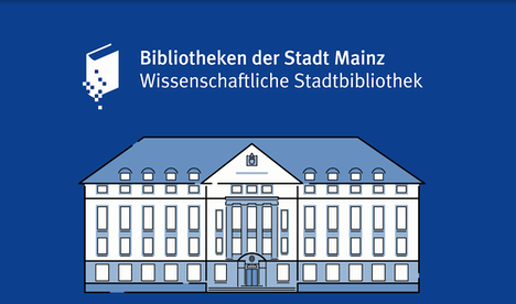 Stilisierte Außenansicht Stadtbibliothek