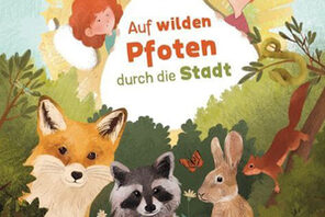 Cover des Kinderbuchs mit einem Fuchs, Waschbären & Hasen © Edition Nilpferd