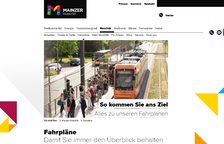 Webseite Mainzer Mobilität