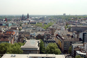 Luftaufnahme der Mainzer Neustadt © Landeshauptstadt Mainz