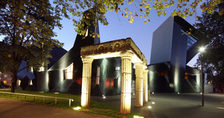 La synagogue de Mayence de nuit